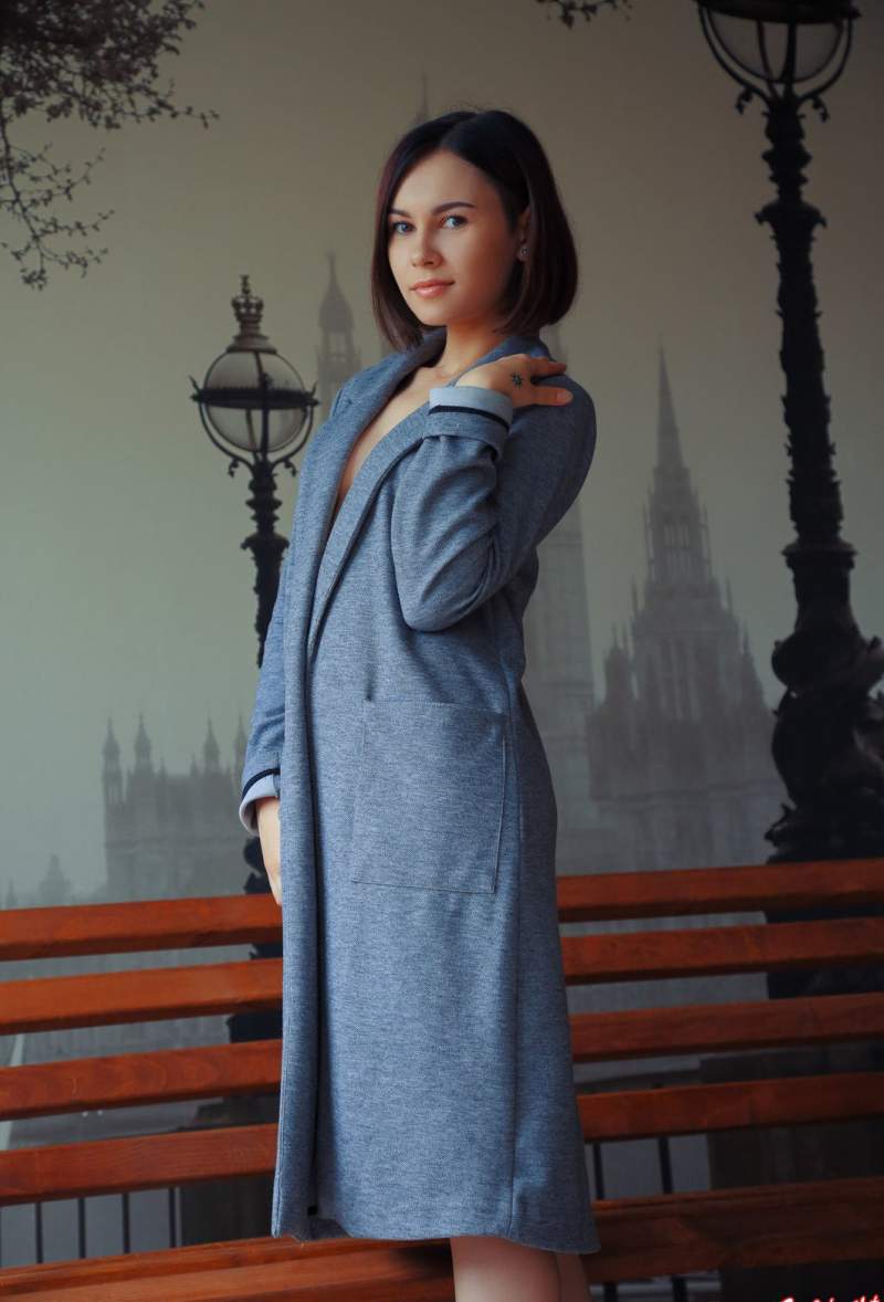 Украинка в халате на фото