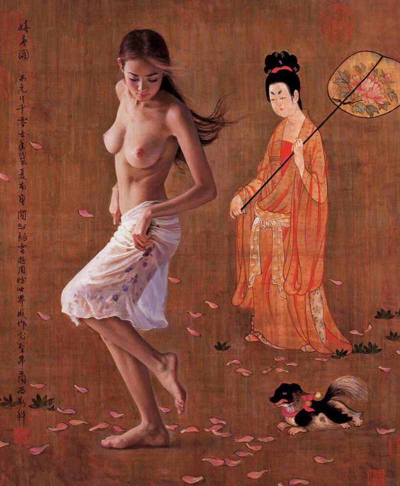 Красивые голые японки в постели