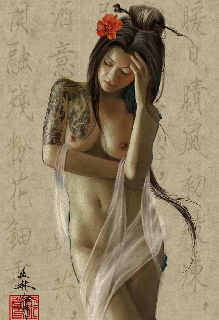 Голые китайские девочки