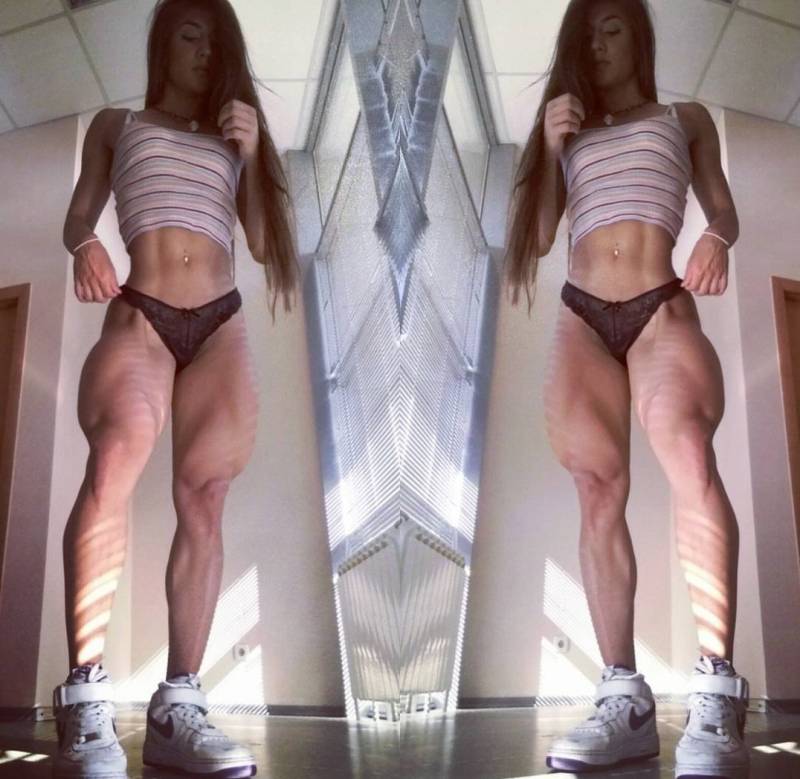 Девушки с накаченными ногами