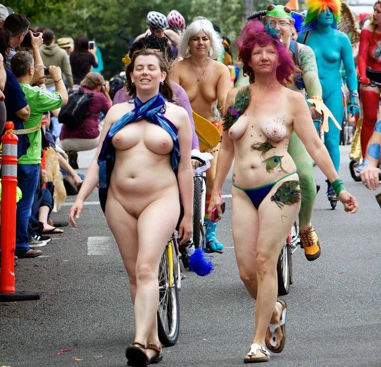 Festival Parade of Naked Women
