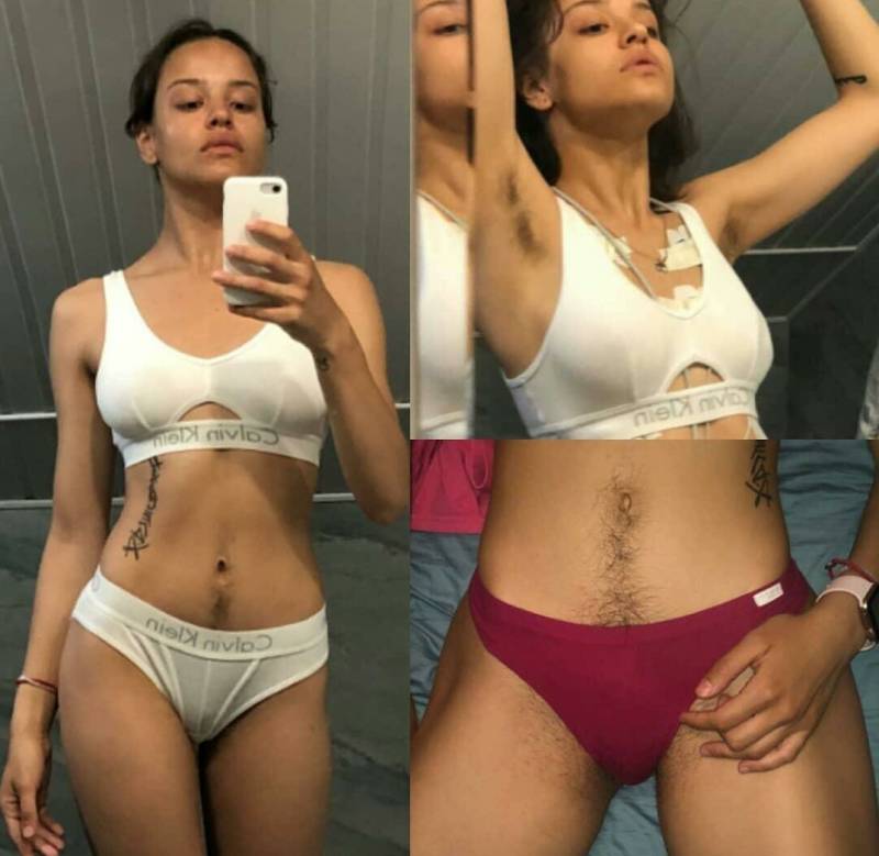 Девушка которая не бреется в интимной зоне