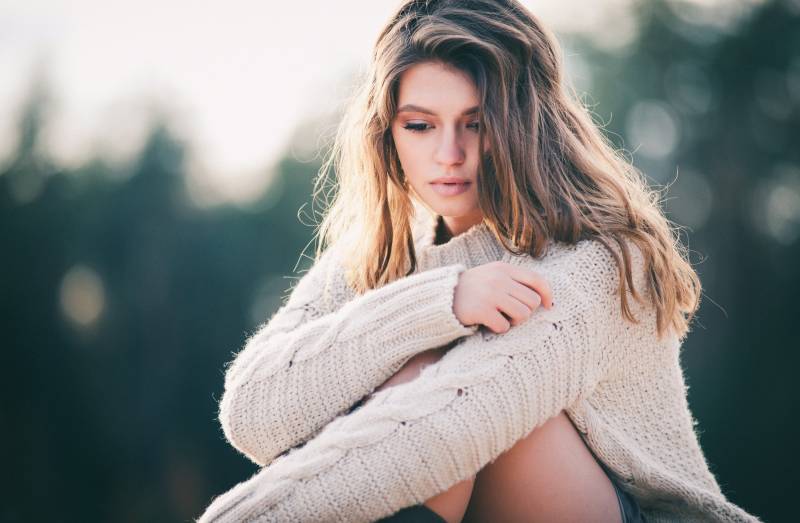 Девушки в водолазках